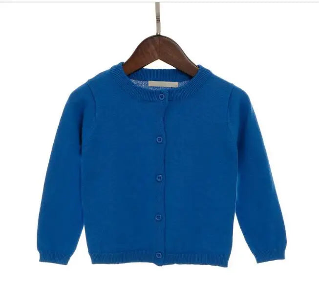 2024 Autumn Girls Cardigan Sweater Top Baby Children Clothing New Boys Girls Knitted Cardigan Sweater Newborn Outerwear Sweaters