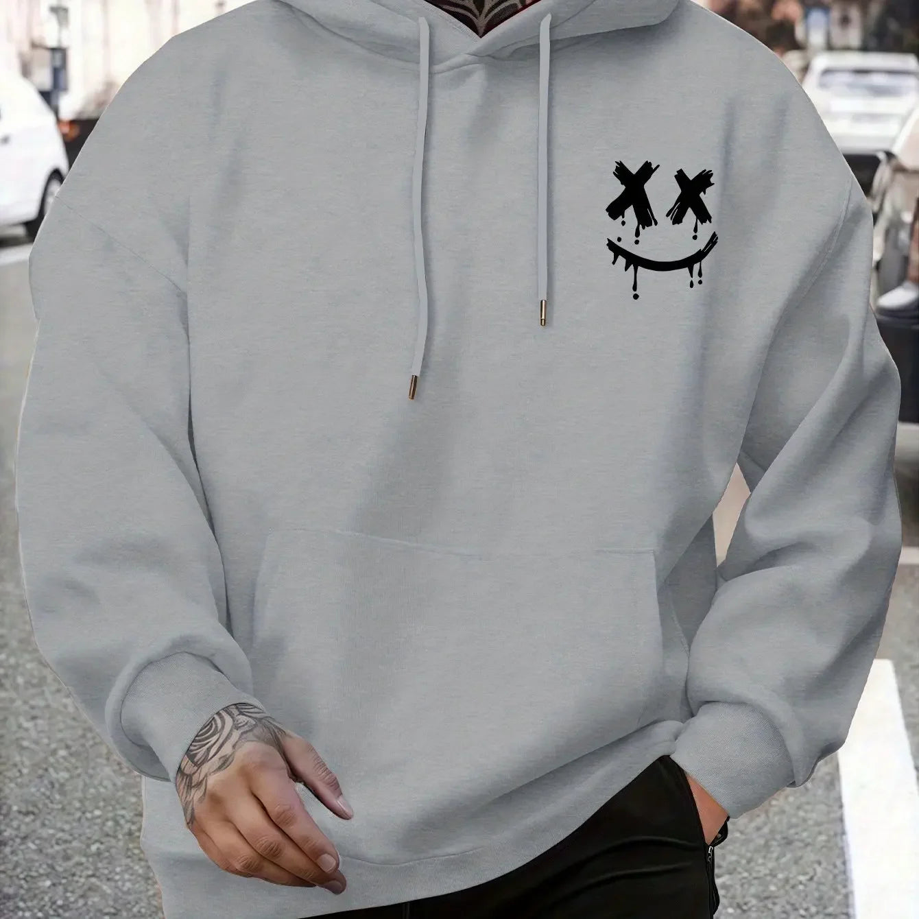 Man Hooded Sweatshirts All Season Daily Casual Sports Hoody Coats Home Outdoor Comfort Pullover Hoodies Fashion Men'S Clothes