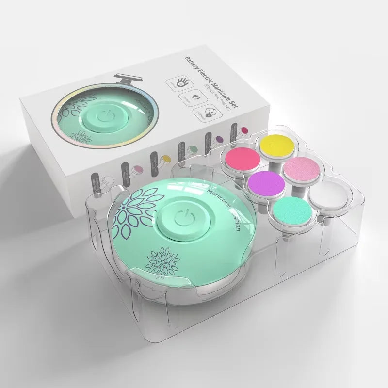 Baby Electric Nail Trimmer Kid Nail Polisher Tool Baby Care Kit Manicure Set Easy to Trim Nail Filer Clippers for Newborn