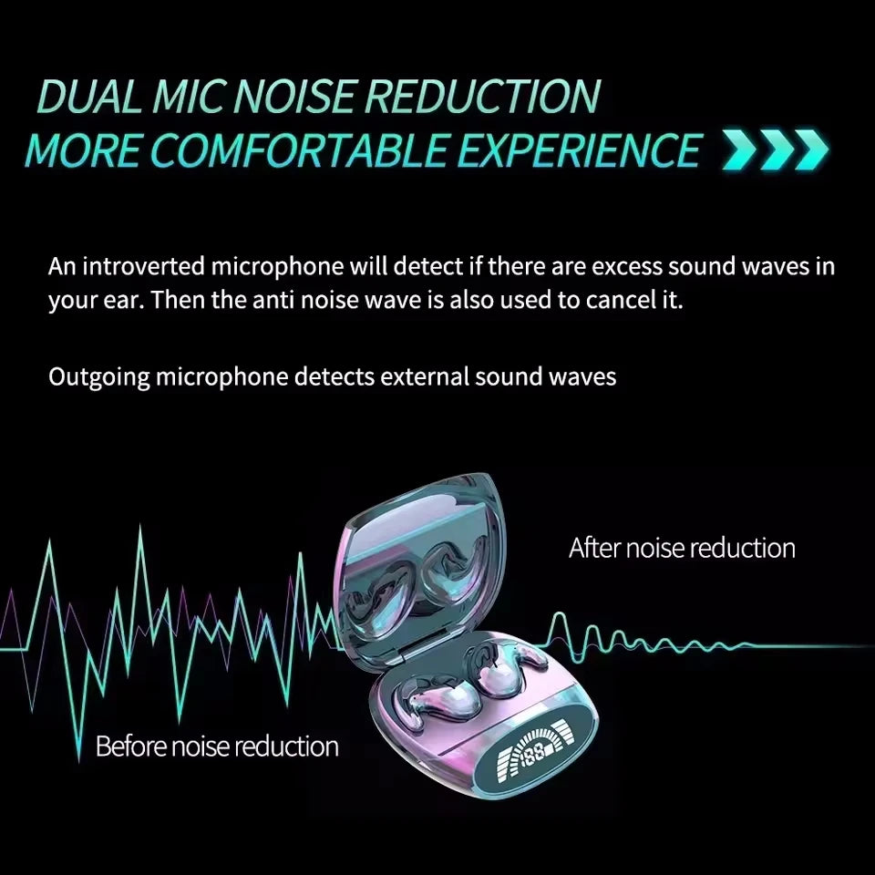 Wireless Bluetooth Earphone Noise Cancelling Earbuds in Ear Buds Mini TWS Headphone Headset Blutooth Phone Blootooth Cellphone