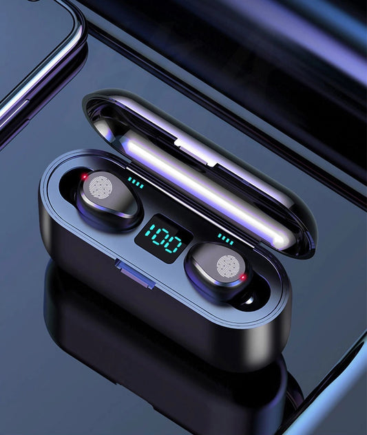 Bluetooth Earphone Wireless Stereo Headphones with Mic