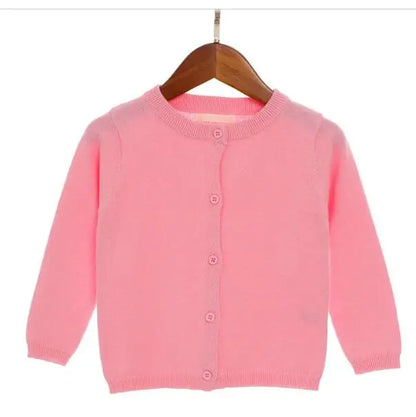 2024 Autumn Girls Cardigan Sweater Top Baby Children Clothing New Boys Girls Knitted Cardigan Sweater Newborn Outerwear Sweaters