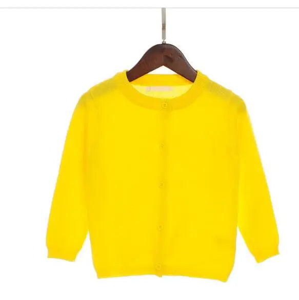 2024 Autumn Girls Cardigan Sweater Top Baby Children Clothing New Boys Girls Knitted Cardigan Sweater Newborn Outerwear Sweaters