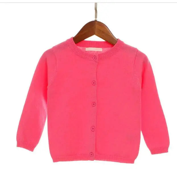 2024 Autumn Girls Cardigan Sweater Top Baby Children Clothing New Boys Girls Knitted Cardigan Sweater Newborn Outerwear Sweaters