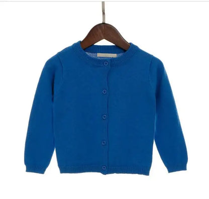2024 Autumn Girls Cardigan Sweater Top Baby Children Clothing New Boys Girls Knitted Cardigan Sweater Newborn Outerwear Sweaters
