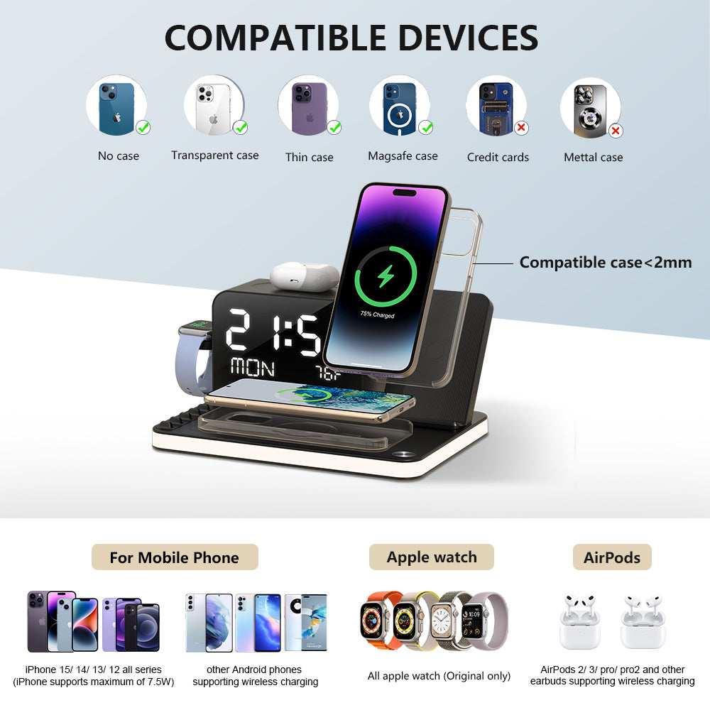7-in-1 Multifunctional Wireless Charging Station