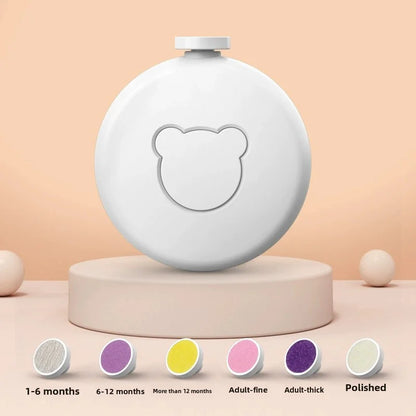 Baby Electric Nail Trimmer Kid Nail Polisher Tool Baby Care Kit Manicure Set Easy to Trim Nail Filer Clippers for Newborn