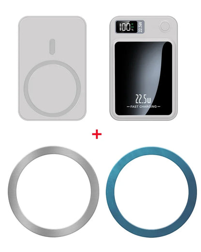 10000Mah Portable Magnetic Power Bank PD20W Wireless Fast Charging for Magsafe Battery Pack for Iphone Xiaomi Huawei Samsung Etc