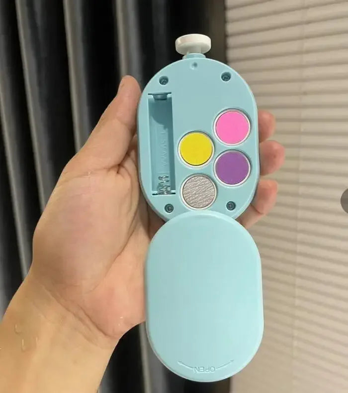 Baby Electric Nail Trimmer Kid Nail Polisher Tool Baby Care Kit Manicure Set Easy to Trim Nail Filer Clippers for Newborn