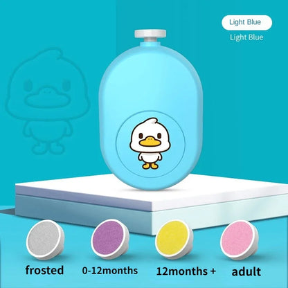 Baby Electric Nail Trimmer Kid Nail Polisher Tool Baby Care Kit Manicure Set Easy to Trim Nail Filer Clippers for Newborn