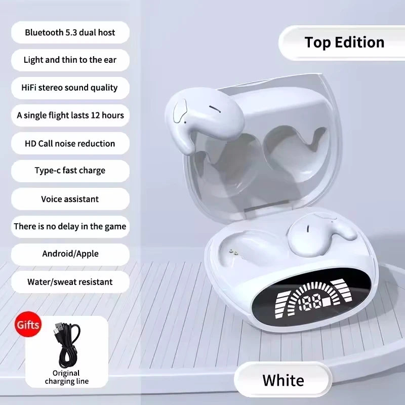 Wireless Bluetooth Earphone Noise Cancelling Earbuds in Ear Buds Mini TWS Headphone Headset Blutooth Phone Blootooth Cellphone