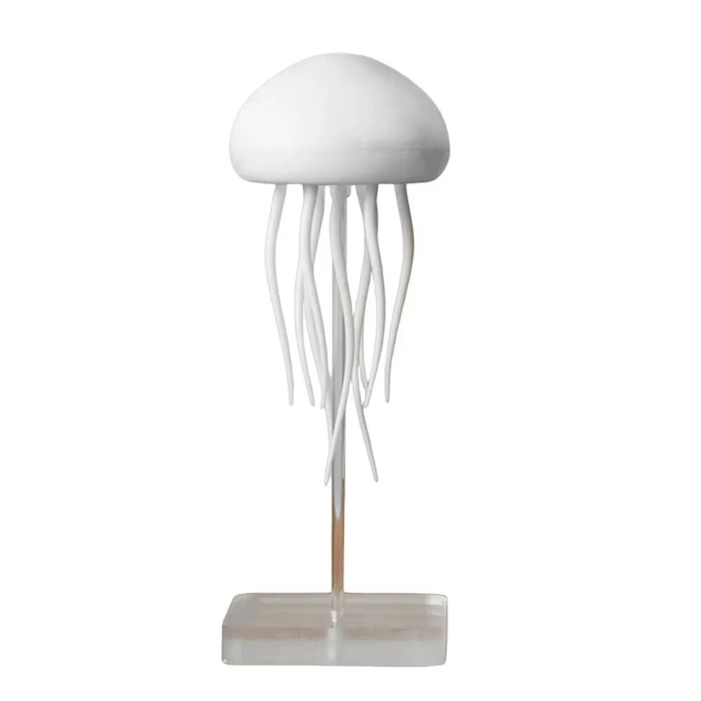 Jellyfish LED Night Light RGB Adjustable Color Active Tentacle USB Rechargeable Bedside Lamp with Polished Base Jellyfish Lights