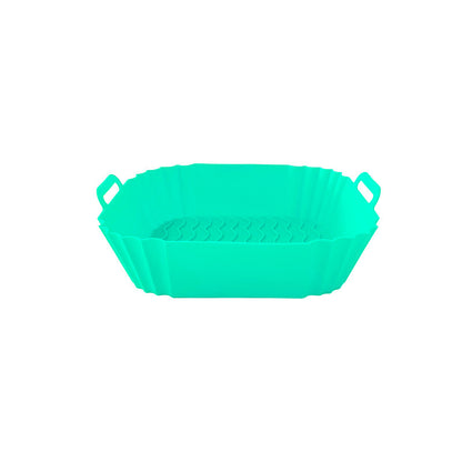 Silicone Air Fryer Baking Tray Square Fried Potholder