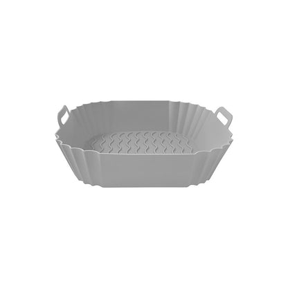Silicone Air Fryer Baking Tray Square Fried Potholder