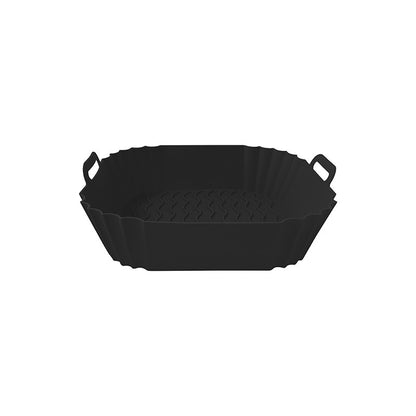 Silicone Air Fryer Baking Tray Square Fried Potholder